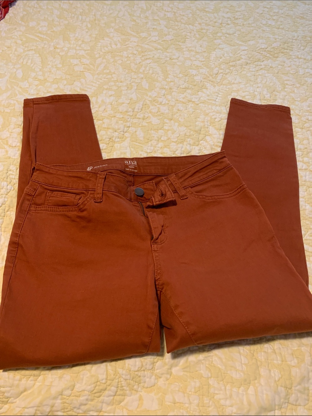 a.n.a Petite Rust Orange Jeggings